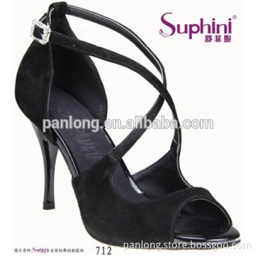 suede Elegant ladies 8.5cm Argentina tango shoes